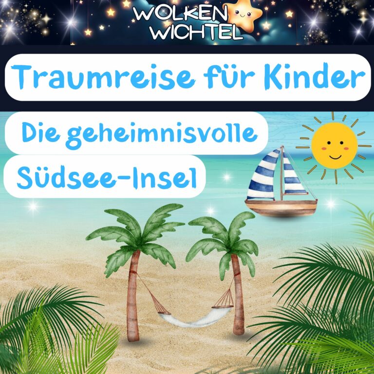 Traumreise für Kinder zum Einschlafen – WolkenWichtel Podcast Südseeinsel